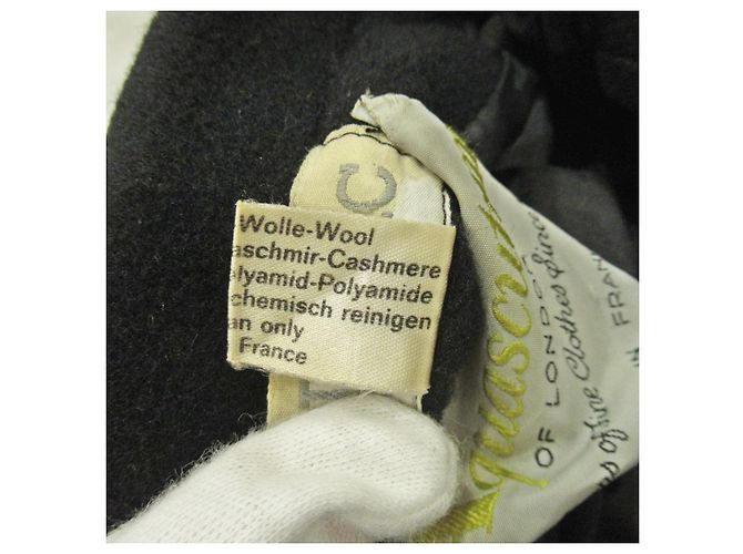 Autre Marque Abrigo Largo Dejac Aquascutum Negro - vista 10
