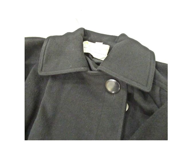 Autre Marque Abrigo Largo Dejac Aquascutum Negro - vista 5