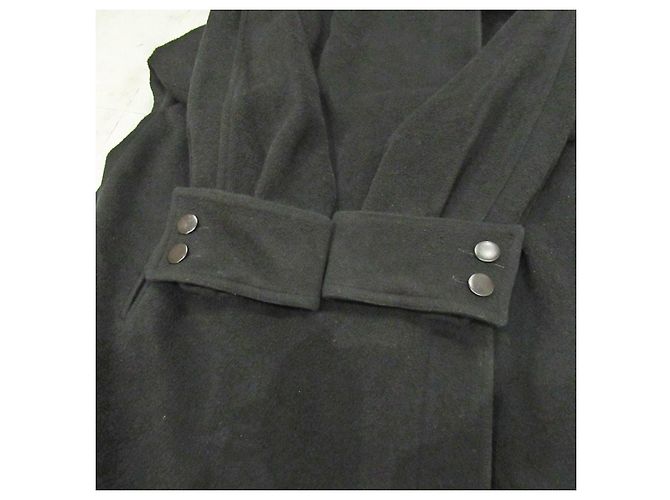 Autre Marque Abrigo Largo Dejac Aquascutum Negro - vista 7