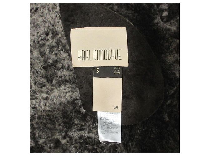 Autre Marque Abrigo de shearling Karl Donoghue Castaño - vista 3