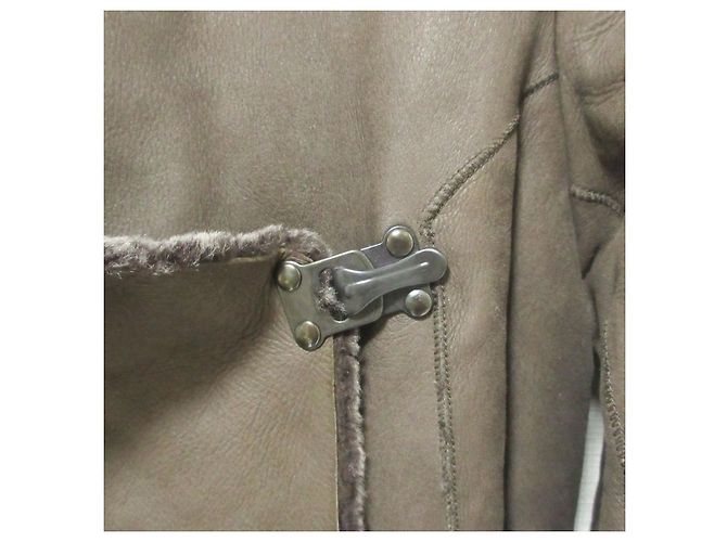 Autre Marque Abrigo de shearling Karl Donoghue Castaño - vista 5