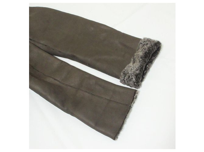 Autre Marque Abrigo de shearling Karl Donoghue Castaño - vista 8
