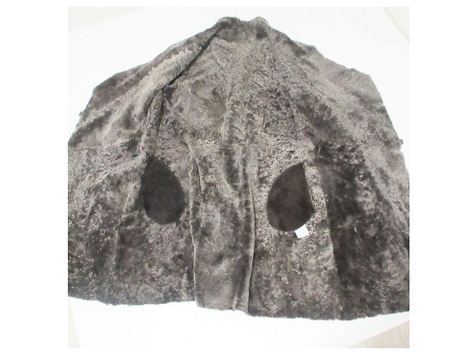 Autre Marque Abrigo de shearling Karl Donoghue Castaño - vista 9