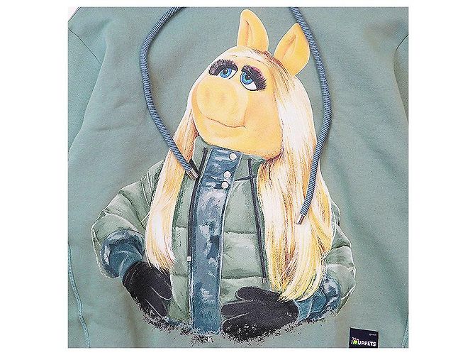 Moncler Genius 1952 x Disney OS MUPPETS Suéter de Algodão Verde - vista 3