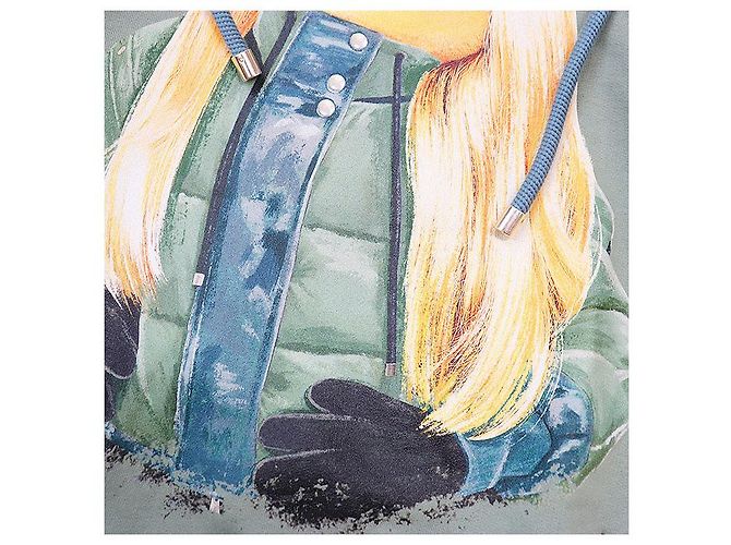 Moncler Genius 1952 x Disney OS MUPPETS Suéter de Algodão Verde - vista 4