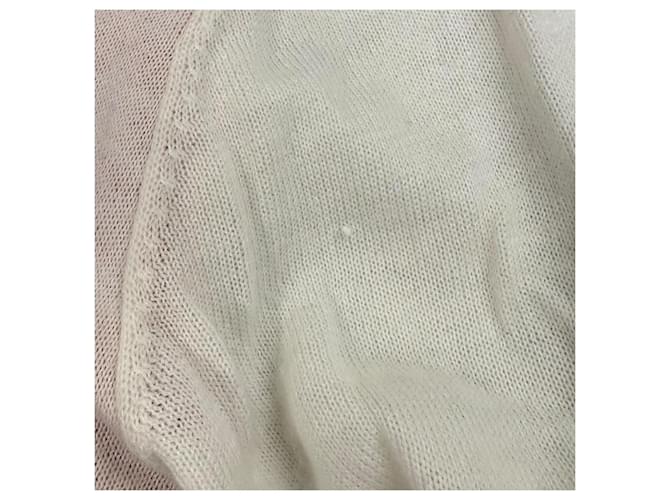 Autre Marque Russeluno Golf Strickpullover Weiß Rot - Ansicht 9
