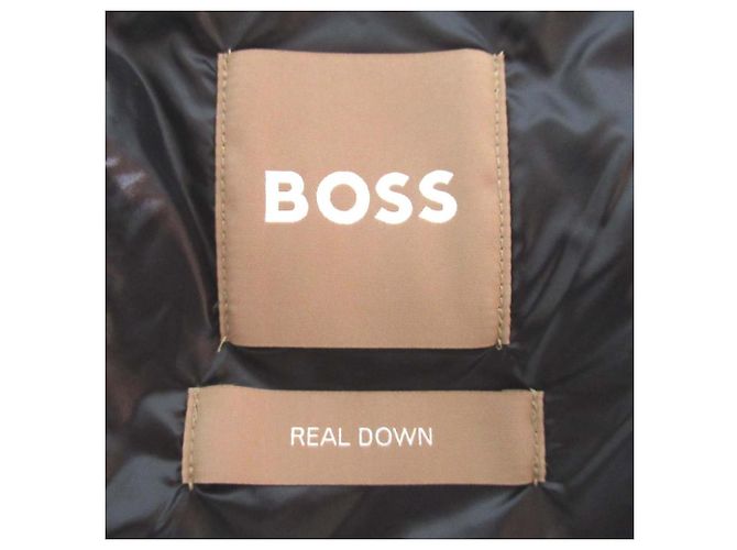 Autre Marque Chaqueta de plumas de nylon BOSS Plockena Boa Castaño Negro Blanco - vista 10