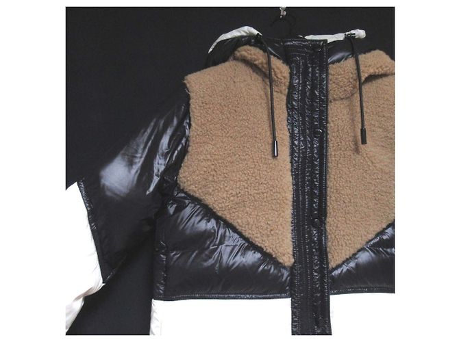 Autre Marque Chaqueta de plumas de nylon BOSS Plockena Boa Castaño Negro Blanco - vista 3