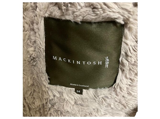 Autre Marque Casaco acolchoado Mackintosh Marrom Cinza antracite - vista 6