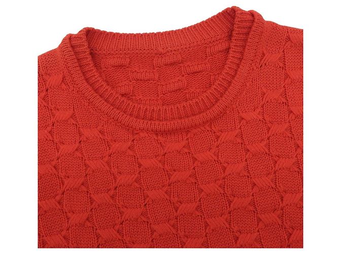 Fendi Cashmere-Mix Strickpullover Rot - Ansicht 3
