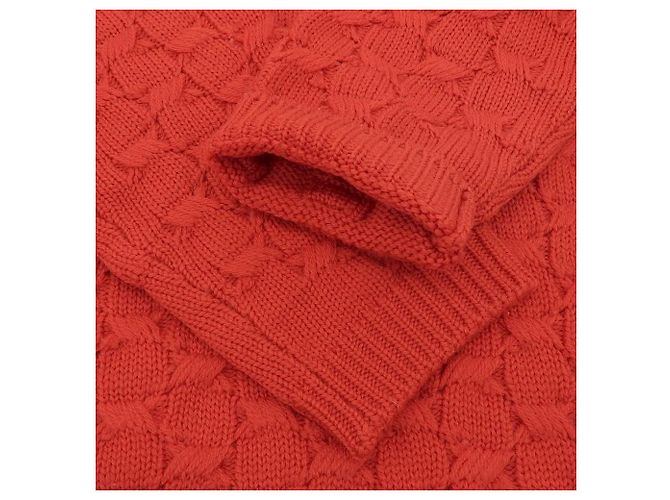 Fendi Cashmere-Mix Strickpullover Rot - Ansicht 4