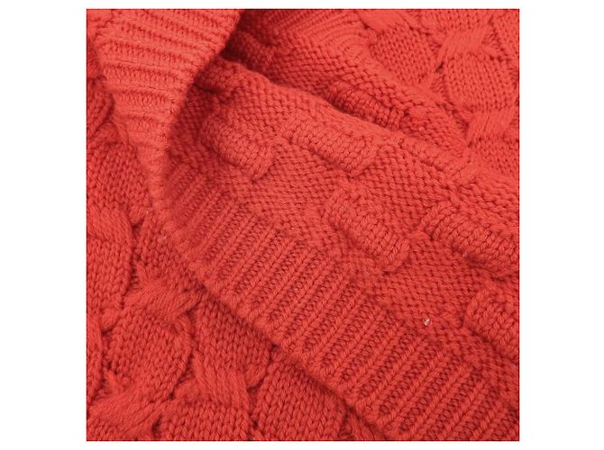 Fendi Cashmere-Mix Strickpullover Rot - Ansicht 5