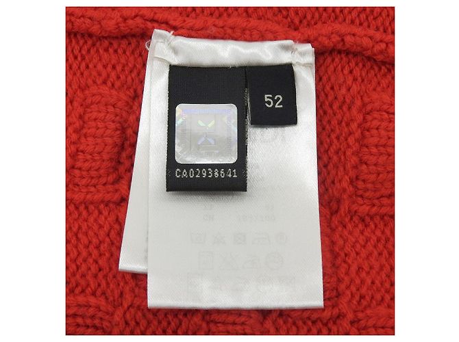 Fendi Cashmere-Mix Strickpullover Rot - Ansicht 6
