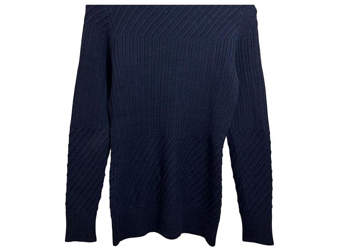 Strickpullover mit Rollkragen Max Mara SPORTMAX Blau Marineblau - Ansicht 4