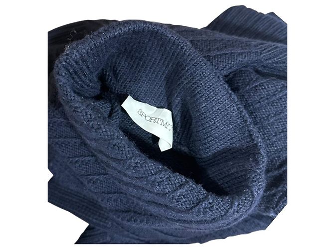 Strickpullover mit Rollkragen Max Mara SPORTMAX Blau Marineblau - Ansicht 7