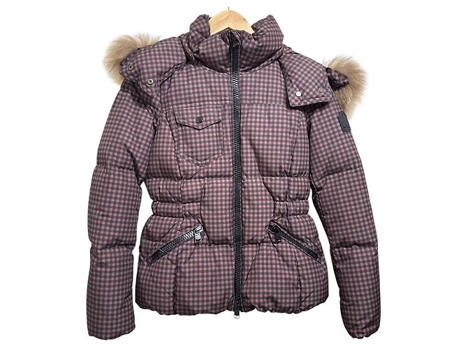 Giacca Coach Check Marrone - vista 2