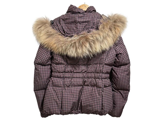 Giacca Coach Check Marrone - vista 3