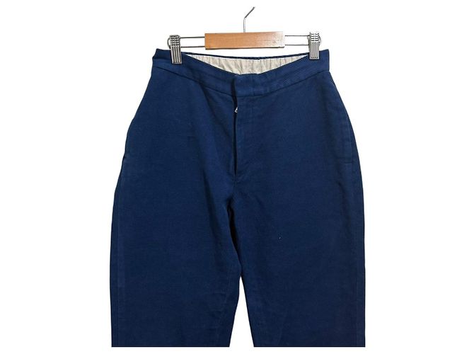 Autre Marque Pantalones Easy Tapered Stretch 45R Azul Azul marino - vista 3