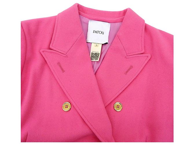 Autre Marque Blazer duplo abotoado icônico Patou Rosa - vista 3
