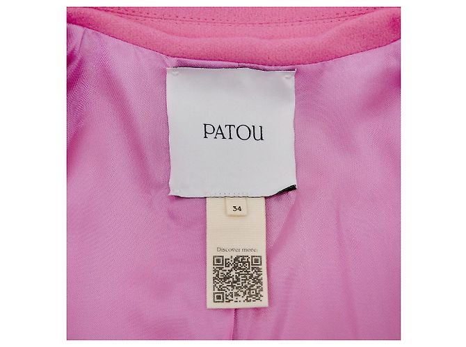 Autre Marque Blazer duplo abotoado icônico Patou Rosa - vista 7