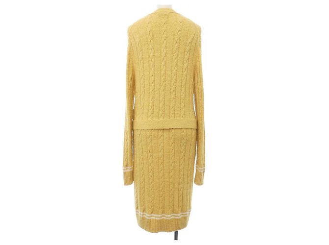 Cárdigan largo Chanel Amarillo - vista 2