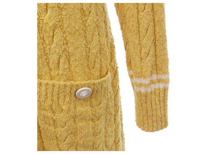 Cárdigan largo Chanel Amarillo - vista 7