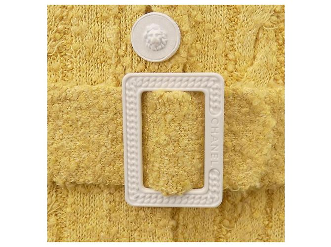 Cárdigan largo Chanel Amarillo - vista 8