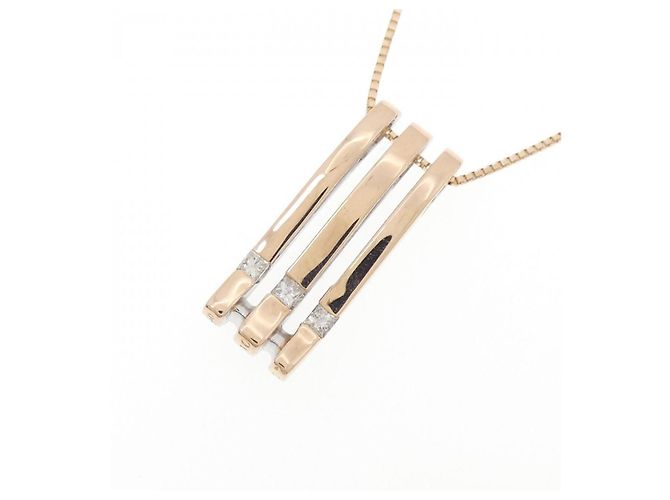 Autre Marque Collana in oro rosa Au750, oro bianco, rubino e diamanti D'oro - vista 4