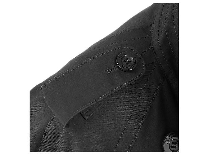 Autre Marque Trench coat de algodón, poliéster y lana Aquascutum Castaño Gris antracita - vista 13