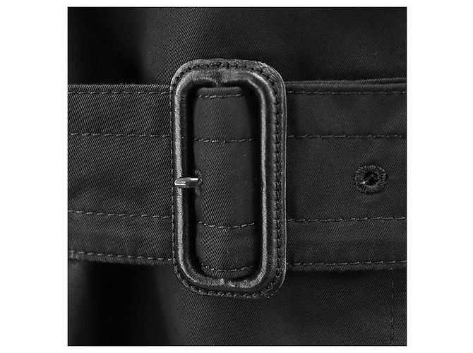 Autre Marque Trench coat de algodón, poliéster y lana Aquascutum Castaño Gris antracita - vista 14
