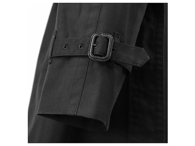 Autre Marque Trench coat de algodón, poliéster y lana Aquascutum Castaño Gris antracita - vista 16