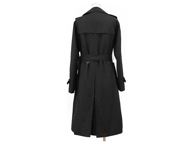 Autre Marque Trench coat de algodón, poliéster y lana Aquascutum Castaño Gris antracita - vista 6