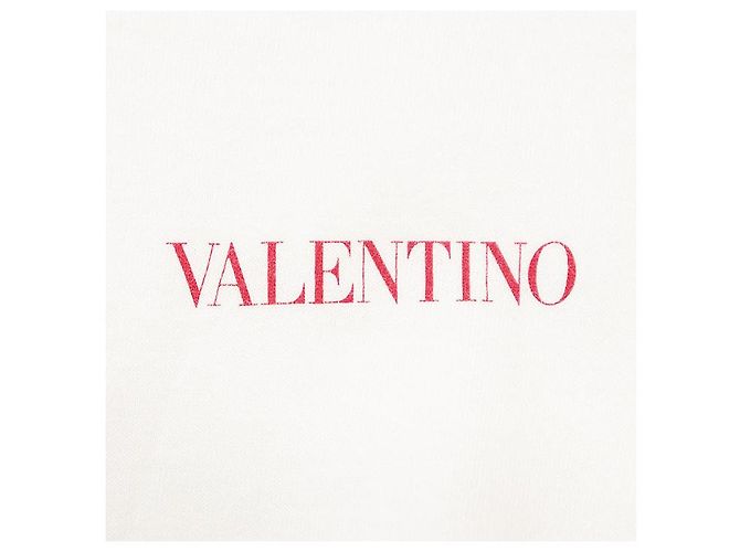 Camiseta de algodón Valentino Blanco Roja - vista 3