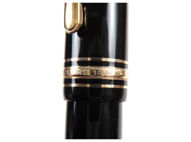 Pluma Montblanc Meisterstück 149 en oro de 14K Negro - vista 11