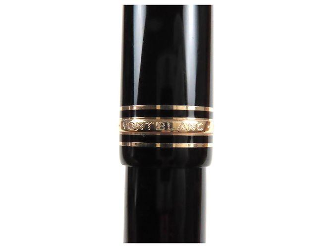 Pluma Montblanc Meisterstück 149 en oro de 14K Negro - vista 9