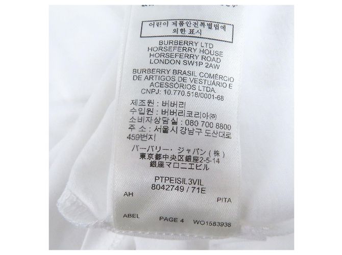 Camiseta de algodón Burberry Blanco - vista 7