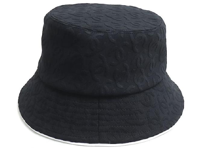 Chanel Coco Mark Bucket Hat Schwarz - Ansicht 2