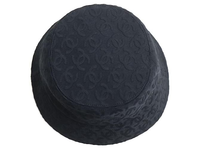 Chanel Coco Mark Bucket Hat Schwarz - Ansicht 3