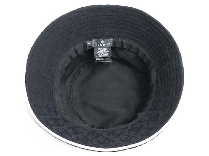 Chanel Coco Mark Bucket Hat Schwarz - Ansicht 4