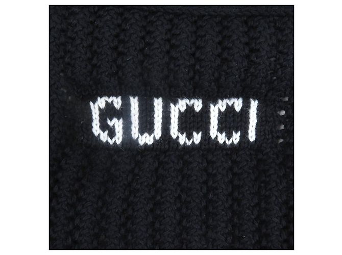 Cárdigan de punto de algodón Gucci Azul Azul marino - vista 6