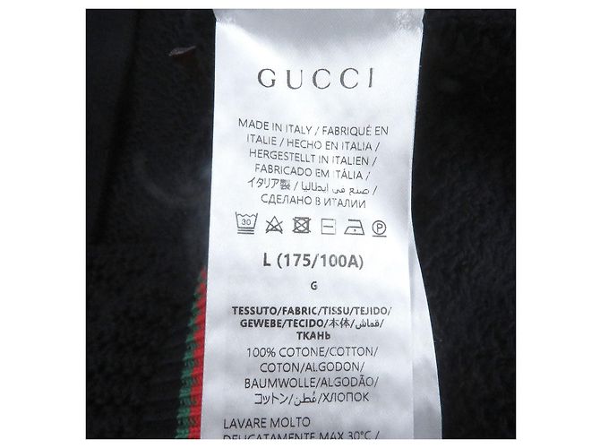 Cárdigan de punto de algodón Gucci Azul Azul marino - vista 8