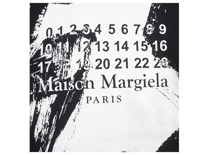 Maison Martin Margiela Hoodie mit diagonale Farbeffekt Maison Margiela 10 Schwarz - Ansicht 4