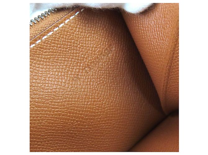 Cartera Larga de Cuero Beansufla Vaugham de Hermès Dorado - vista 12