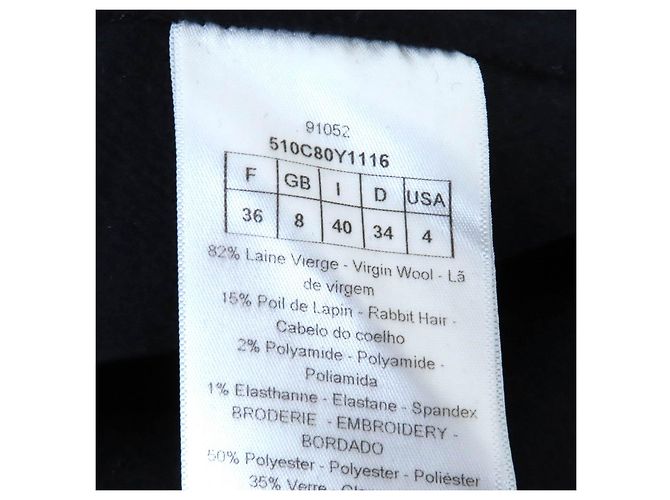 Chaqueta de Lana Christian Dior Azul Azul marino - vista 11