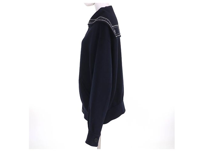 Chaqueta de Lana Christian Dior Azul Azul marino - vista 2