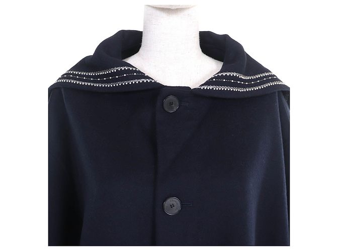 Chaqueta de Lana Christian Dior Azul Azul marino - vista 4