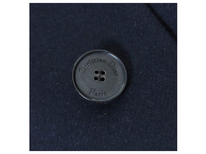 Chaqueta de Lana Christian Dior Azul Azul marino - vista 9