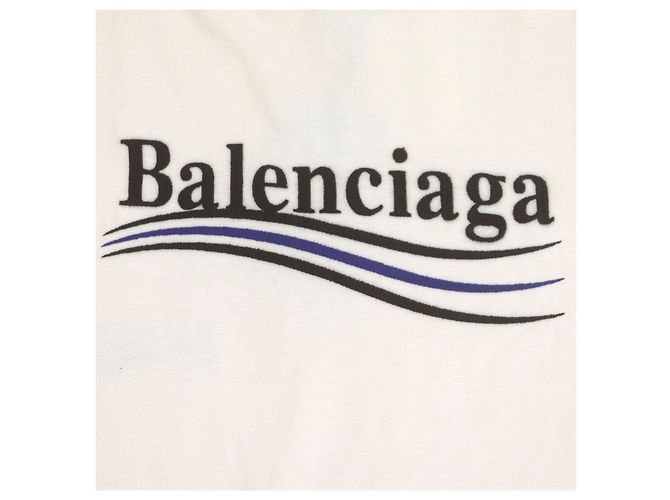 Camiseta de algodón Balenciaga Beige Crudo - vista 5