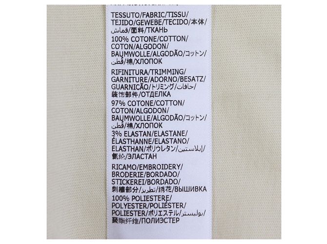 Camiseta de algodón Balenciaga Beige Crudo - vista 9