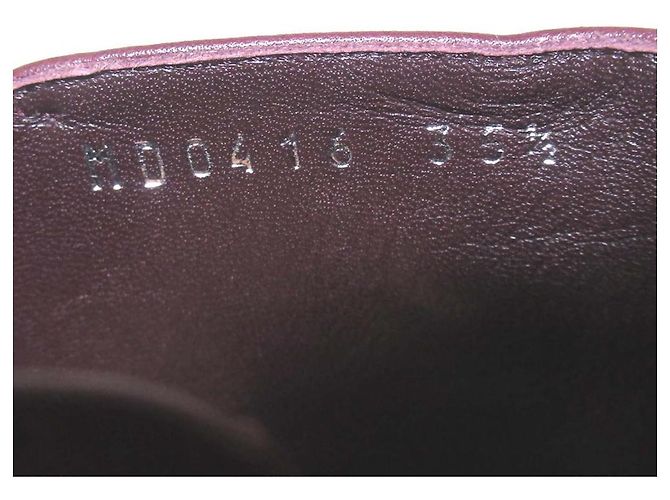 Botines STELLAR Christian Dior Castaño Burdeos - vista 11